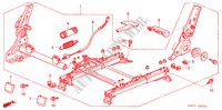COMPOSANTS SIEGE MILIEU (D.) ('03) pour Honda MR-V LX 5 Portes 5 vitesses automatique 2003