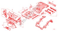 STRUCTURE DE CARROSSERIE(FOURGONNETTE) pour Honda CIVIC WAGON DX 5 Portes 5 vitesses manuelles 1983