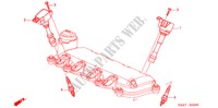 BOBINE D'ALLUMAGE/BOUCHON pour Honda JAZZ 1.4SE 5 Portes 5 vitesses manuelles 2003