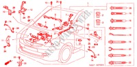 FAISCEAU DES FILS(LH) pour Honda JAZZ 1.4LS 5 Portes full automatique 2003