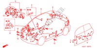 FAISCEAU DES FILS(RH) pour Honda JAZZ 1.4S-W 5 Portes 5 vitesses manuelles 2002