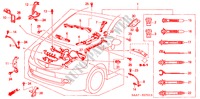 FAISCEAU DES FILS(RH) pour Honda JAZZ 1.4S 5 Portes 5 vitesses manuelles 2002