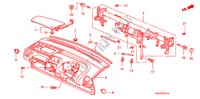 PANNEAU D'INSTRUMENT(RH) pour Honda JAZZ 1.4S-W 5 Portes 5 vitesses manuelles 2002