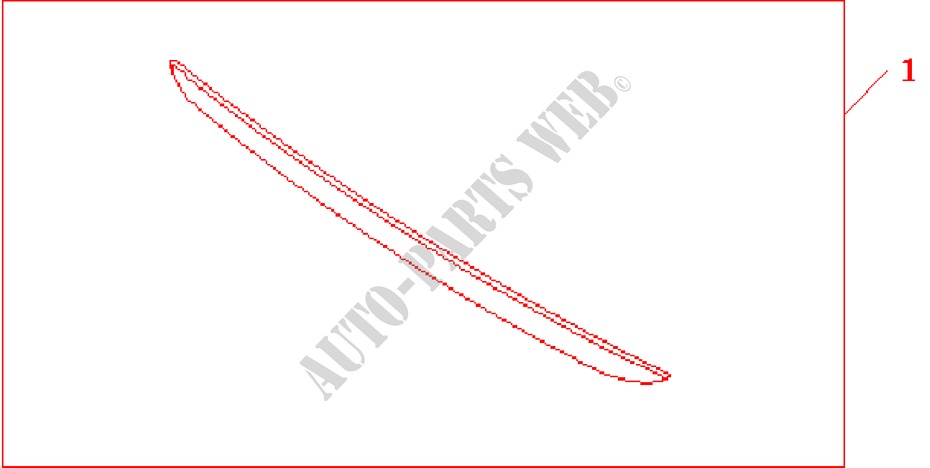 DECORATION CHROMEE DE HAYON pour Honda JAZZ 1.4ES 5 Portes 5 vitesses manuelles 2002