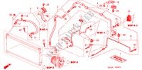 CLIMATISEUR (FLEXIBLES/TUYAUX)(RH) pour Honda JAZZ 1.4 SE 5 Portes full automatique 2004