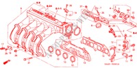 COLLECTEUR D'ADMISSION(2) pour Honda JAZZ 1.4 ES 5 Portes 5 vitesses manuelles 2004