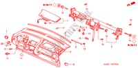 PANNEAU D'INSTRUMENT(LH) pour Honda JAZZ S4ES 5 Portes 5 vitesses manuelles 2004