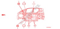 ANNEAU(DESSOUS) pour Honda JAZZ 1.4 LS 5 Portes full automatique 2007