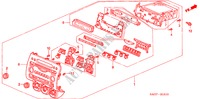 AUTORADIO(VISTEON) (1) pour Honda JAZZ 1.2 COOL 5 Portes 5 vitesses manuelles 2006