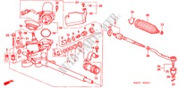 BOITE DE VITESSES DE P.S.(EPS) (RH) pour Honda JAZZ S4SES 5 Portes full automatique 2007