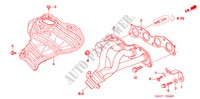 COLLECTEUR D'ECHAPPEMENT(1) pour Honda JAZZ S4SES 5 Portes full automatique 2007