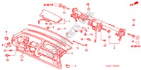 PANNEAU D'INSTRUMENT(LH) pour Honda JAZZ 1.4 LS 5 Portes full automatique 2007
