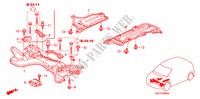 SOUS CHASSIS AVANT pour Honda JAZZ 1.4 SES 5 Portes 5 vitesses manuelles 2007
