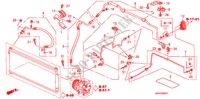 CLIMATISEUR (FLEXIBLES/TUYAUX)(RH) pour Honda JAZZ 1.5 L 5 Portes full automatique 2008