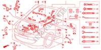 FAISCEAU DES FILS(LH) pour Honda JAZZ 1.4 LS-N 5 Portes 5 vitesses manuelles 2008