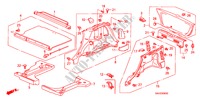GARNITURE LATERALE/ GARNITURE DE HAYON AR. pour Honda JAZZ 1.2 S-S 5 Portes 5 vitesses manuelles 2008