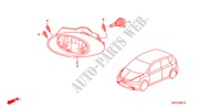 PHARE ANTIBROUILLARD(1) pour Honda JAZZ S4SES 5 Portes full automatique 2008