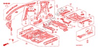 PLANCHER/PANNEAUX INTERIEURS pour Honda JAZZ 1.4 SE 5 Portes full automatique 2008