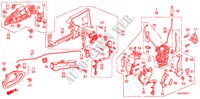 SERRURES DE PORTE AVANT/ POIGNEE EXTERNE(2) pour Honda JAZZ 1.4 SE 5 Portes full automatique 2008