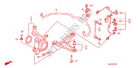 STABILISATEUR AVANT/ BRAS INFERIEUR AVANT pour Honda JAZZ S4SES 5 Portes full automatique 2008