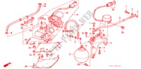ACCUMULATEUR(A.L.B.) pour Honda LEGEND V6 2.7I 4 Portes 4 vitesses automatique 1988