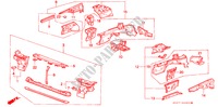 STRUCTURE DE CARROSSERIE(1) pour Honda LEGEND V6 2.7I 4 Portes 5 vitesses manuelles 1988