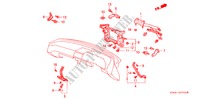 ARMATURE D'INSTRUMENT(RH) pour Honda LEGEND V6 2.7I 4 Portes 4 vitesses automatique 1990