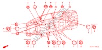 ANNEAU(INFERIEUR) pour Honda ACCORD 2.4          VTI-L 4 Portes 5 vitesses automatique 2004
