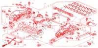 COMP. DE SIEGE AV. (G.)(HAUTEUR MOTORISEE) pour Honda ACCORD 2.4          VTI-E 4 Portes 5 vitesses manuelles 2003