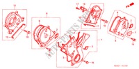 COUVERCLE DE DISTRIBUTION(V6) pour Honda ACCORD 3.0          VTI-L 4 Portes 5 vitesses automatique 2006