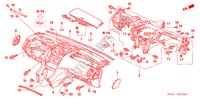 PANNEAU D'INSTRUMENT pour Honda ACCORD 2.4          VTI-L 4 Portes 5 vitesses automatique 2004