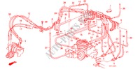 TUYAU D'INSTALLATION/TUBULURE (E,F,G,W) pour Honda ACCORD LX 4 Portes 5 vitesses manuelles 1986