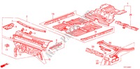 STRUCTURE DE CARROSSERIE(2) pour Honda ACCORD EX-2.0I 4 Portes 4 vitesses automatique 1987