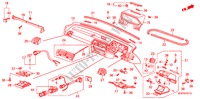 PANNEAU D'INSTRUMENT(2) pour Honda ACCORD EX 3 Portes 4 vitesses automatique 1989