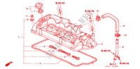 COUVERCLE DE CULASSE (DIESEL) pour Honda ACCORD 2.2 SPORT 4 Portes 5 vitesses manuelles 2004