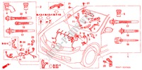FAISCEAU DES FILS(LH) (DIESEL) pour Honda ACCORD 2.2 SPORT 4 Portes 5 vitesses manuelles 2004