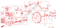 MAITRE CYLINDRE DE FREIN/ ALIMENTATION PRINCIPALE(LH) pour Honda ACCORD 2.4 EXECUTIVE 4 Portes 6 vitesses manuelles 2003
