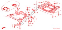 MEMBRURE AVANT/CORPS ARRIERE (DIESEL) pour Honda ACCORD 2.2 SPORT 4 Portes 5 vitesses manuelles 2004