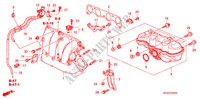 COLLECTEUR D'ADMISSION(2.0L) pour Honda ACCORD 2.0 EXECUTIVE 4 Portes 5 vitesses automatique 2007
