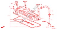 COUVERCLE DE CULASSE (DIESEL) pour Honda ACCORD 2.2 EXECUTIVE 4 Portes 6 vitesses manuelles 2008