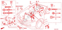 FAISCEAU DES FILS(LH) (DIESEL) pour Honda ACCORD 2.2 EXECUTIVE 4 Portes 6 vitesses manuelles 2007