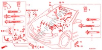 FAISCEAU DES FILS(RH) (DIESEL) pour Honda ACCORD 2.2 EXECUTIVE 4 Portes 6 vitesses manuelles 2008