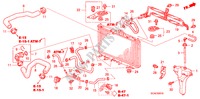 FLEXIBLE DE RADIATEUR/RESERVOIR DE RESERVE pour Honda ACCORD 2.4 TYPE S 4 Portes 5 vitesses automatique 2007