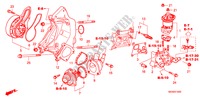 POMPE A EAU(2.0L) pour Honda ACCORD 2.0 EXECUTIVE 4 Portes 5 vitesses manuelles 2008