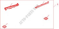 JUPES LATERALES AVEC APPRET pour Honda ACCORD TOURER 2.0 COMFORT 5 Portes 5 vitesses manuelles 2003