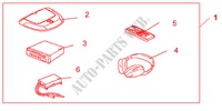 KIT MULTIMEDIA SEUL pour Honda ACCORD TOURER 2.0 COMFORT 5 Portes 5 vitesses manuelles 2003