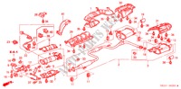TUYAU D'ECHAPPEMENT(2.4L) pour Honda ACCORD TOURER 2.4 EXECUTIVE 5 Portes 5 vitesses automatique 2003