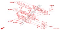 COLLECTEUR D'ADMISSION(DIESEL) pour Honda ACCORD TOURER 2.2 EXECUTIVE 5 Portes 6 vitesses manuelles 2007