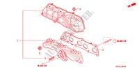 COLLECTEUR D'ECHAPPEMENT(DIESEL) pour Honda ACCORD TOURER 2.2 EXECUTIVE 5 Portes 6 vitesses manuelles 2007