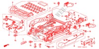 COMP. DE SIEGE AV. (G.)(SIEGE ENTIEREMENT MOTORISE) pour Honda ACCORD TOURER 2.4 EXECUTIVE 5 Portes 5 vitesses automatique 2006